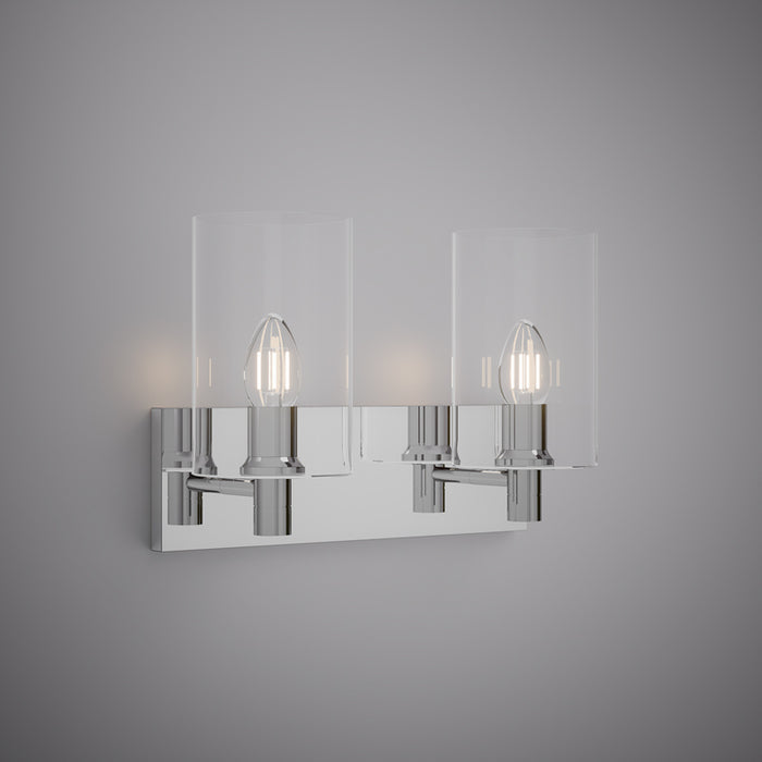 2 Lights Camila 2-light vanity light  Polished Chrome  Dimmable 80W