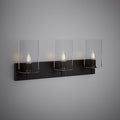 3 Lights Camila 3-light vanity light  Matte Black  Dimmable 120W