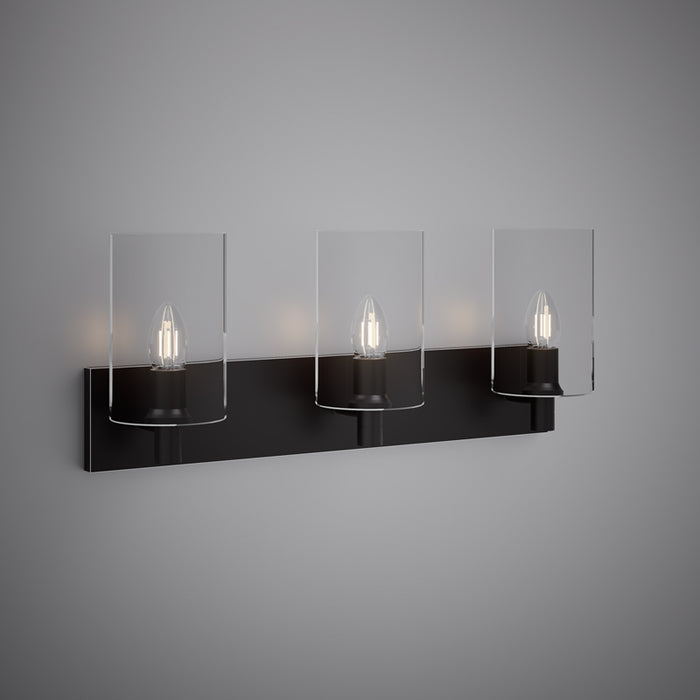 3 Lights Camila 3-light vanity light  Matte Black  Dimmable 120W