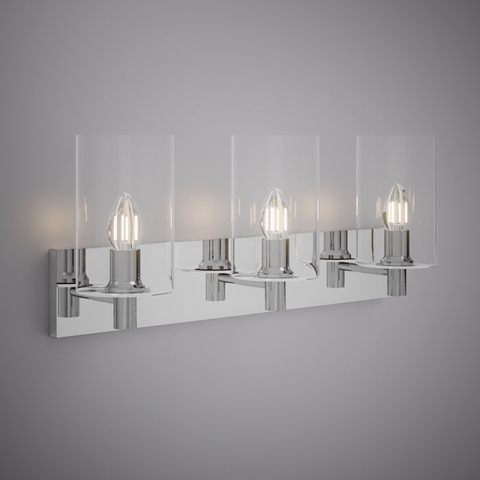 3 Lights Camila 3-light vanity light  Polished Chrome  Dimmable 120W
