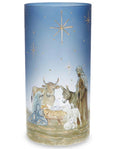CANDLEHOLDER STAR ABOVE MANGER SCENE