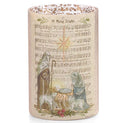 CANDLEHOLDER/VASE RELIGIOUS SHEET MUSIC