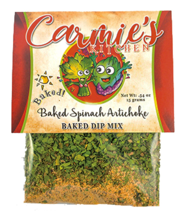 Carmie’s Baked Spinach Artichoke Dip