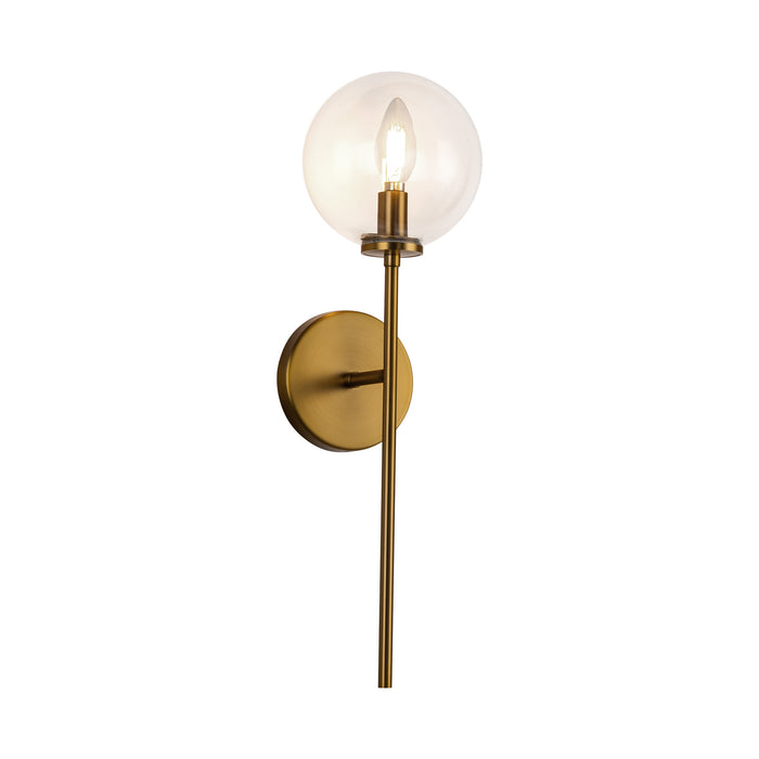 Aged Gold/Clear Glass