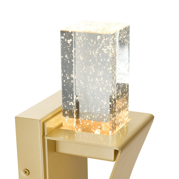 Catania Wall Lights Satin Gold Integrated LED