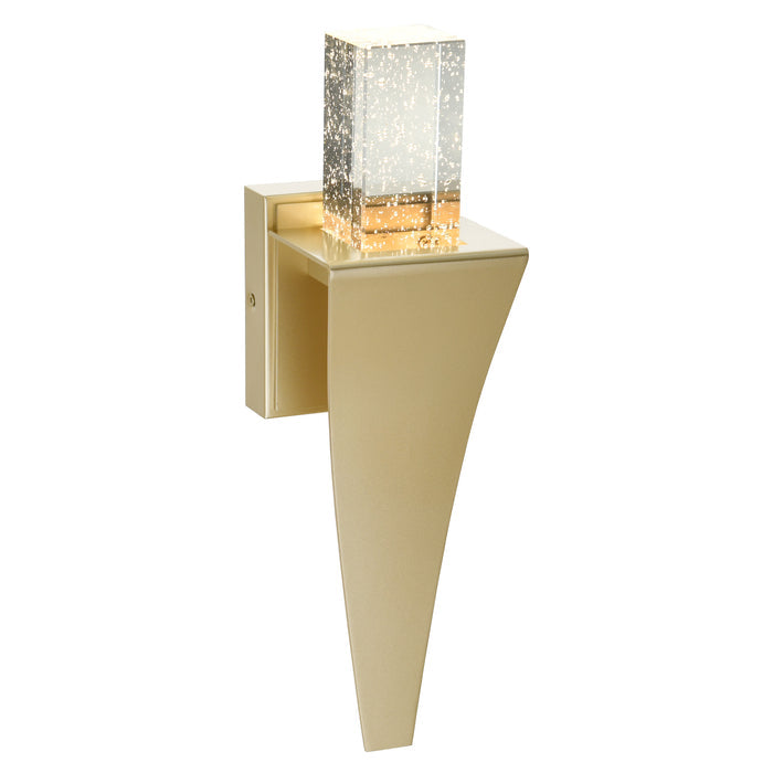 Catania Wall Lights Satin Gold Integrated LED