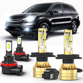 cayrsk LED Light Combo for Honda CR-V 2007-2014, 9003/H4 High Low Beam, H11 Fog Lights, 22000lm, 6000K