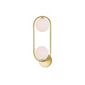 Celeste Wall Lights 2 Medallion Gold Metal