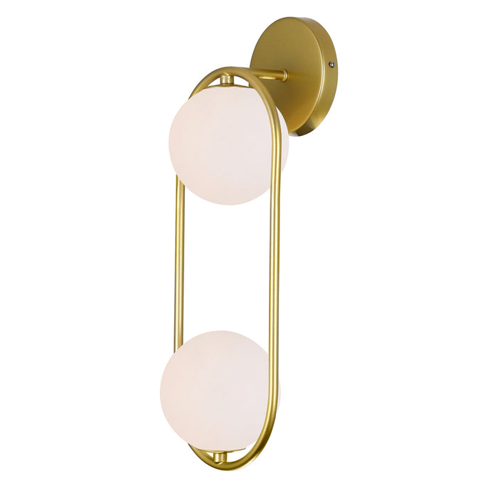 Celeste Wall Lights 2 Medallion Gold Metal