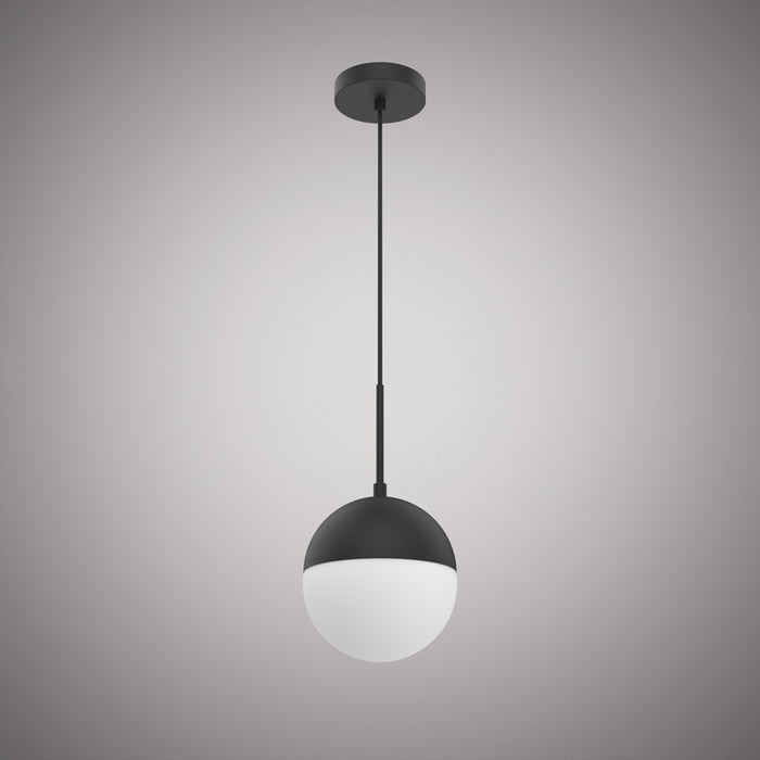 1 Lights Century 7-in Pendant Matte Black  Dimmable 60W