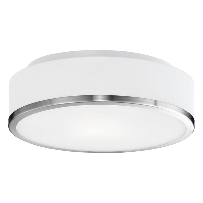 Charlie 12-in Steel Flush Mount