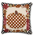 Check Pumpkin Pillow