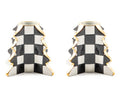 Check Tree Candle Holders, Set Of 2