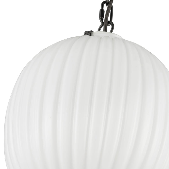 Cherise 12-in Steel Pendant