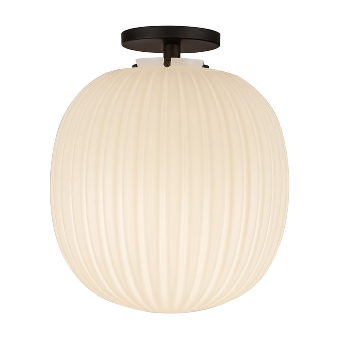 Cherise 12-in Steel Semi-Flush Mount