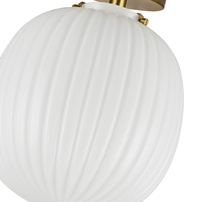 Cherise 12-in Steel Semi-Flush Mount
