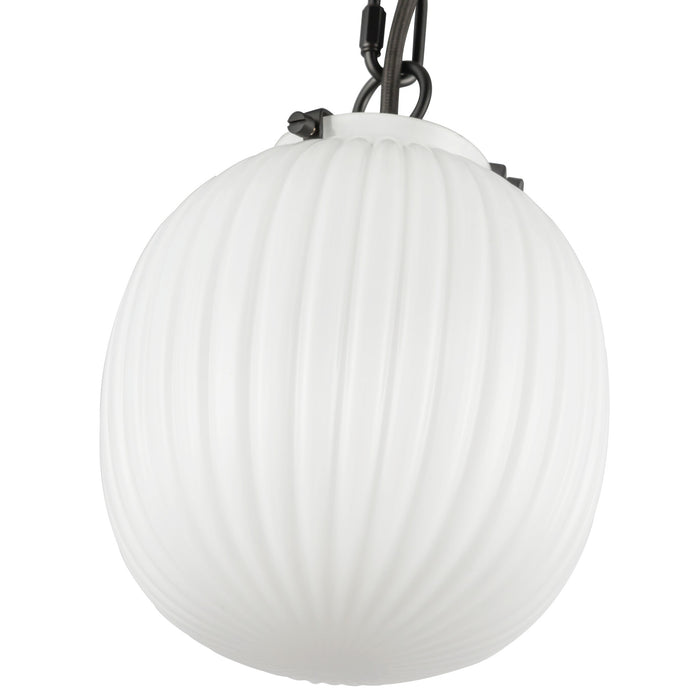 Cherise 7-in Steel Pendant