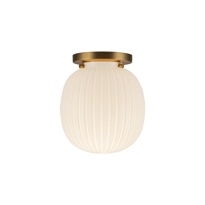 Cherise 7-in Steel Semi-Flush Mount