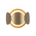 Brushed Gold/Opal Glass