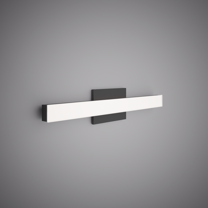 Cloud 24-in Wall/Vanity Matte Black  Dimmable 30W