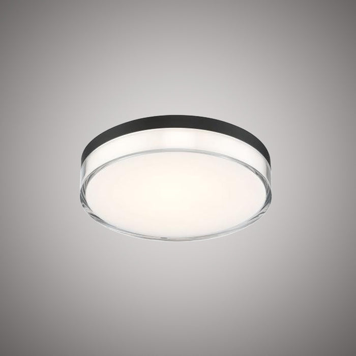 Cloud flush mount  Black  Dimmable 18W