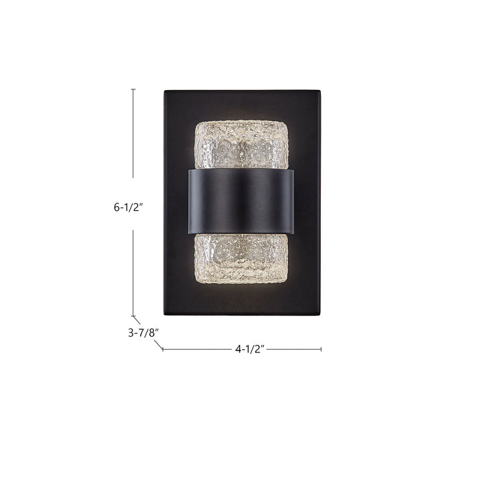 Copenhagen 8-in Aluminum Outdoor Wall Sconce