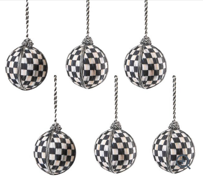 Courtly Check Medium Ball Ornaments