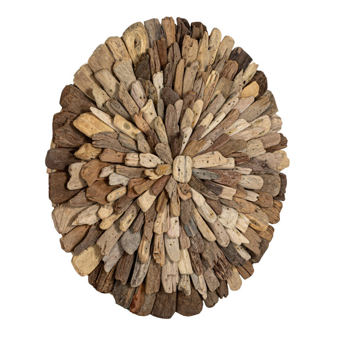 Creative Co-Op Round Driftwood Wall Décor