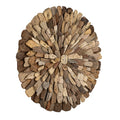 Creative Co-Op Round Driftwood Wall Décor