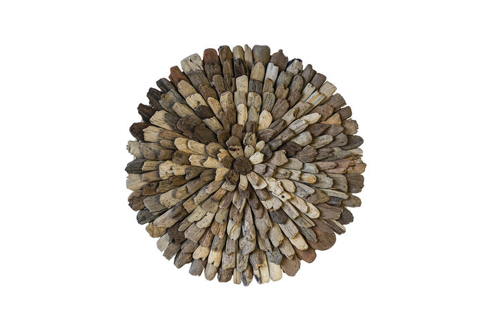 Creative Co-Op Round Driftwood Wall Décor