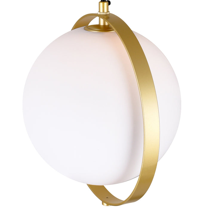 Da Pendants Brass Finish Metal Glass