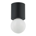 Dainolite Flush Mount Light Fixture, Matte Black, Model TRN-51FH-MB