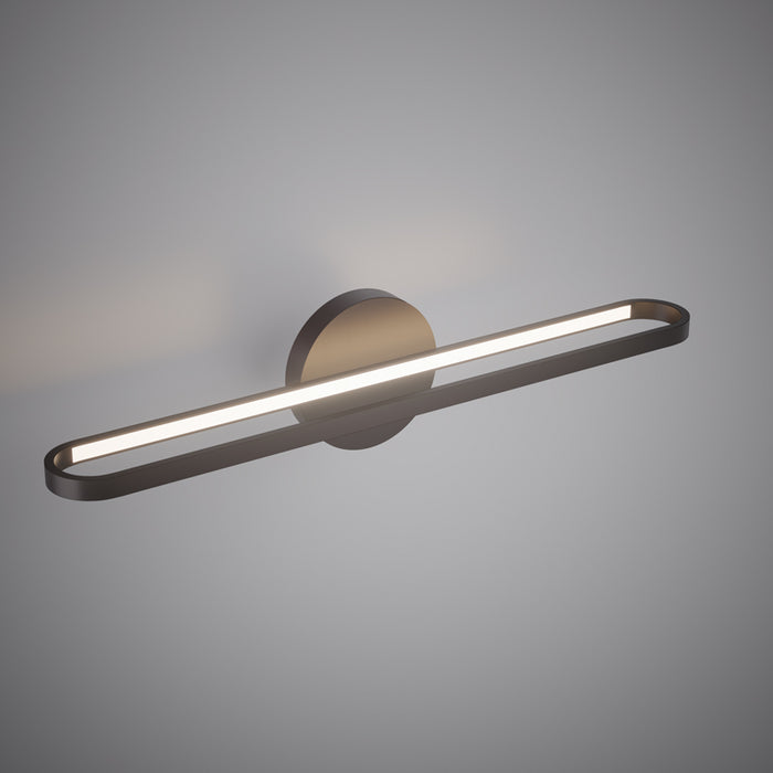 Daisy 24-in Vanity Light Matte Black  Dimmable 22W