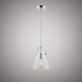 1 Lights Dakota Pendant  Chrome  Dimmable 60W
