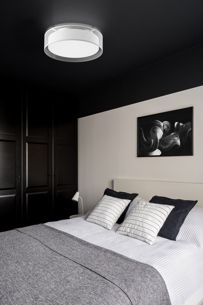 Dalton 16-in Steel Flush Mount