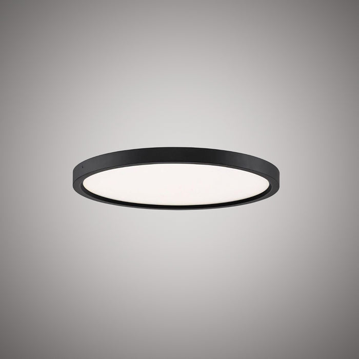 Disc 12-in Black  Dimmable 24W