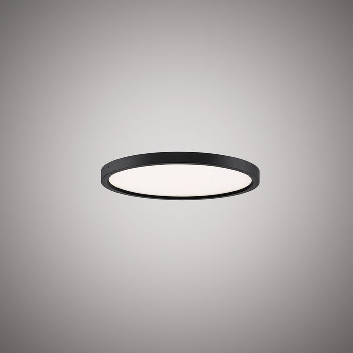 Disc 7-in  Black  Dimmable 12W