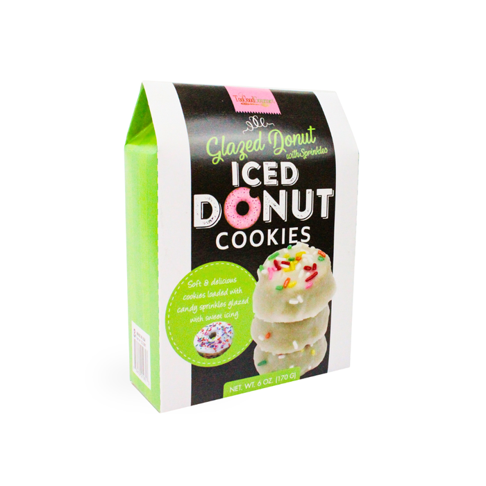 Donut Cookies - Glazed, Cinnamon, Apple Fritter