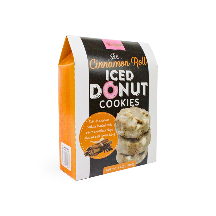 Donut Cookies - Glazed, Cinnamon, Apple Fritter