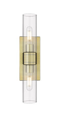 Downtown Urban Linear Bath Vanity Cast Brass