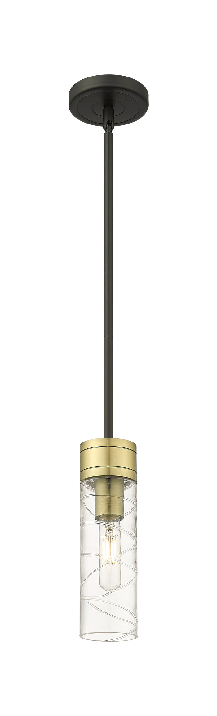 Black Antique Brass / Deco Swirl