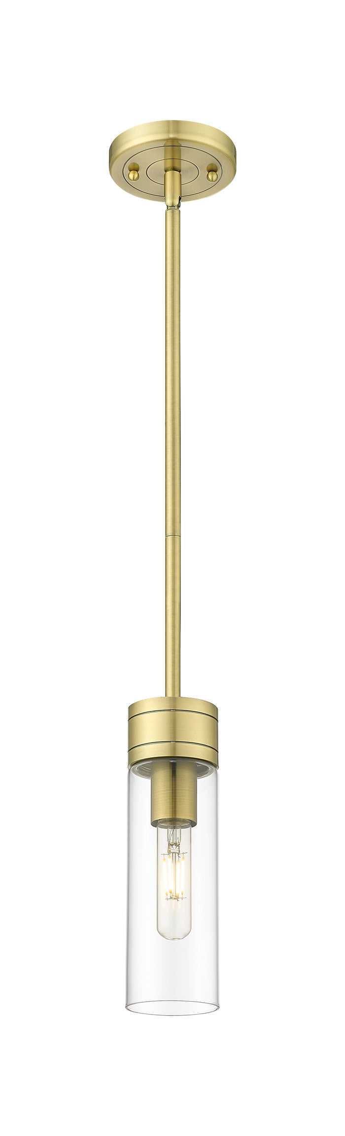 Downtown Urban Mini Pendant Antique Brass