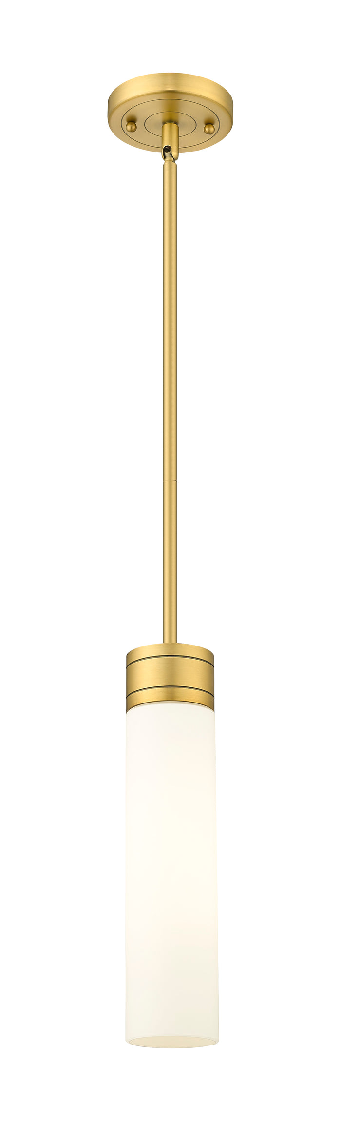 Brushed Brass / White