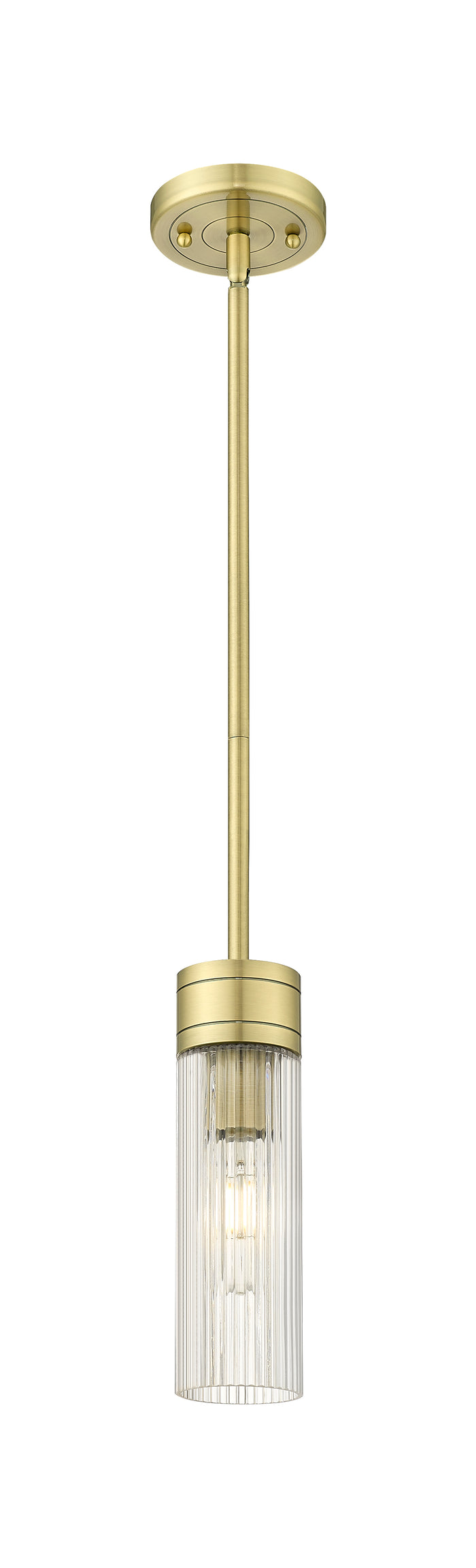 Downtown Urban Mini Pendant Antique Brass