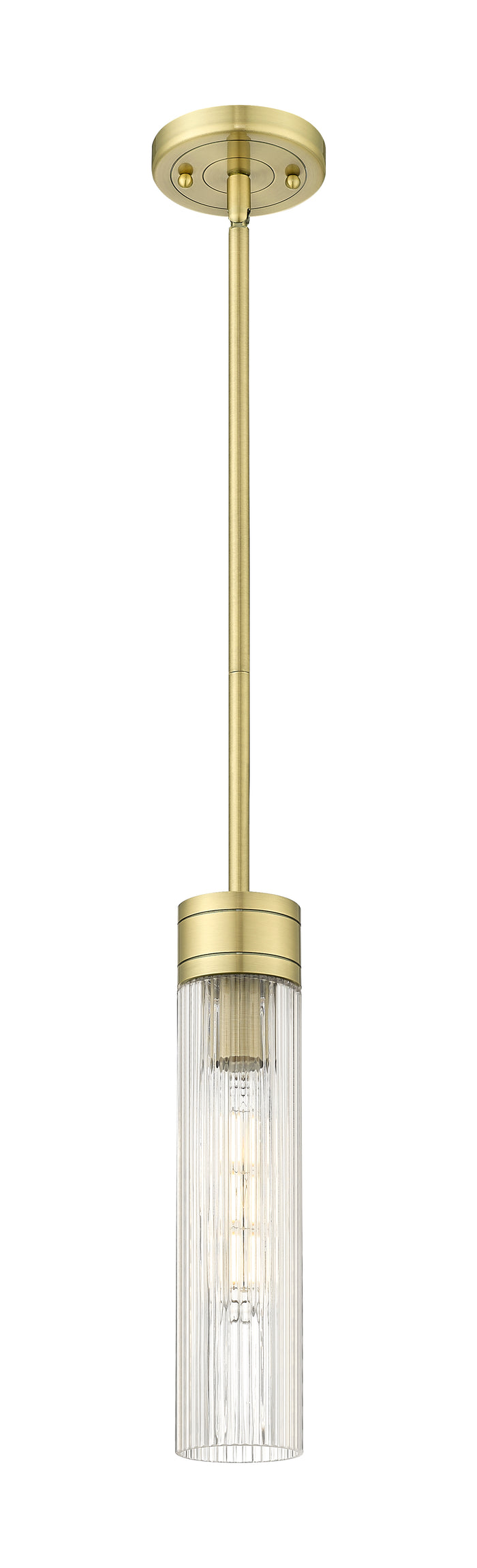 Downtown Urban Mini Pendant Antique Brass