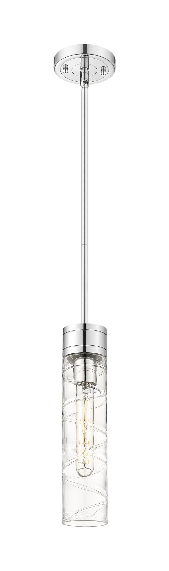 Polished Chrome / Deco Swirl