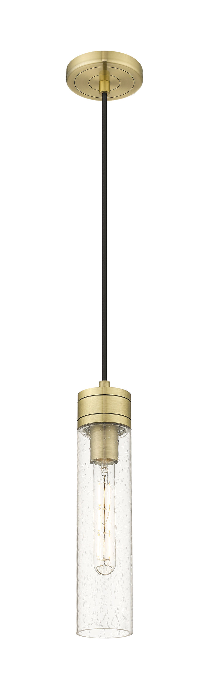 Downtown Urban Mini Pendant Antique Brass