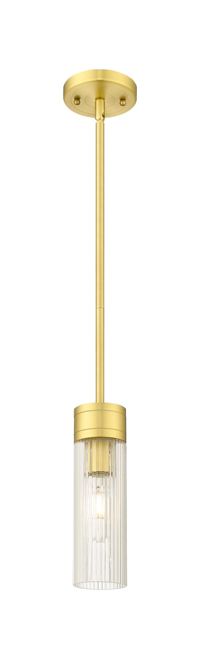 Satin Gold / Striped Clear