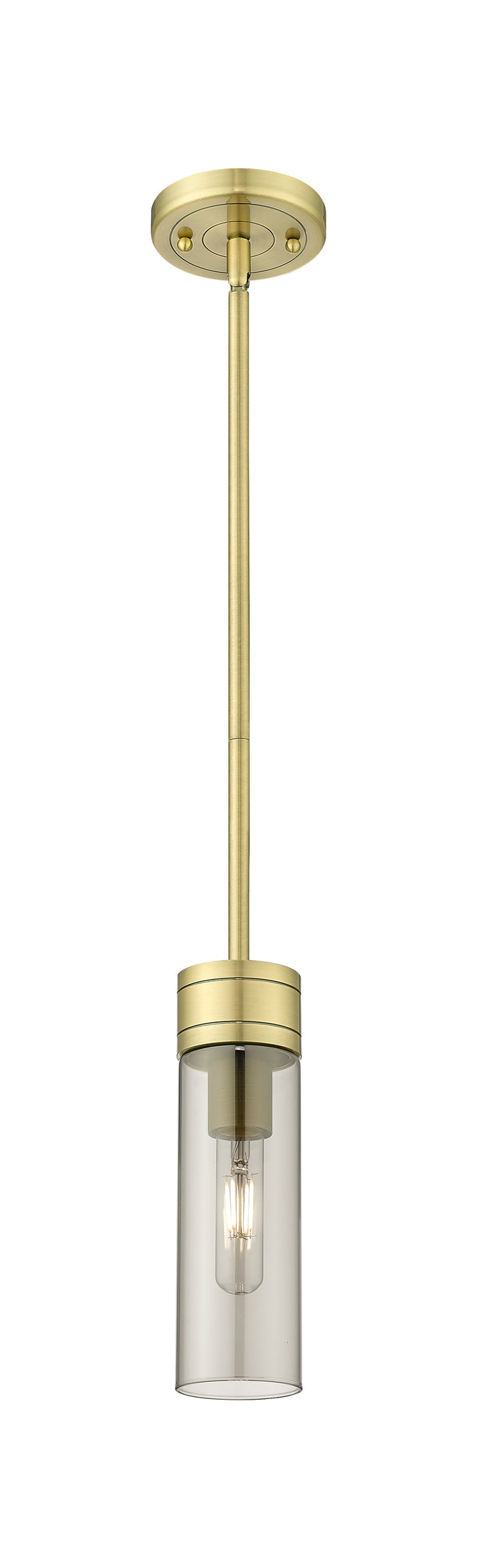 Downtown Urban Mini Pendant Antique Brass