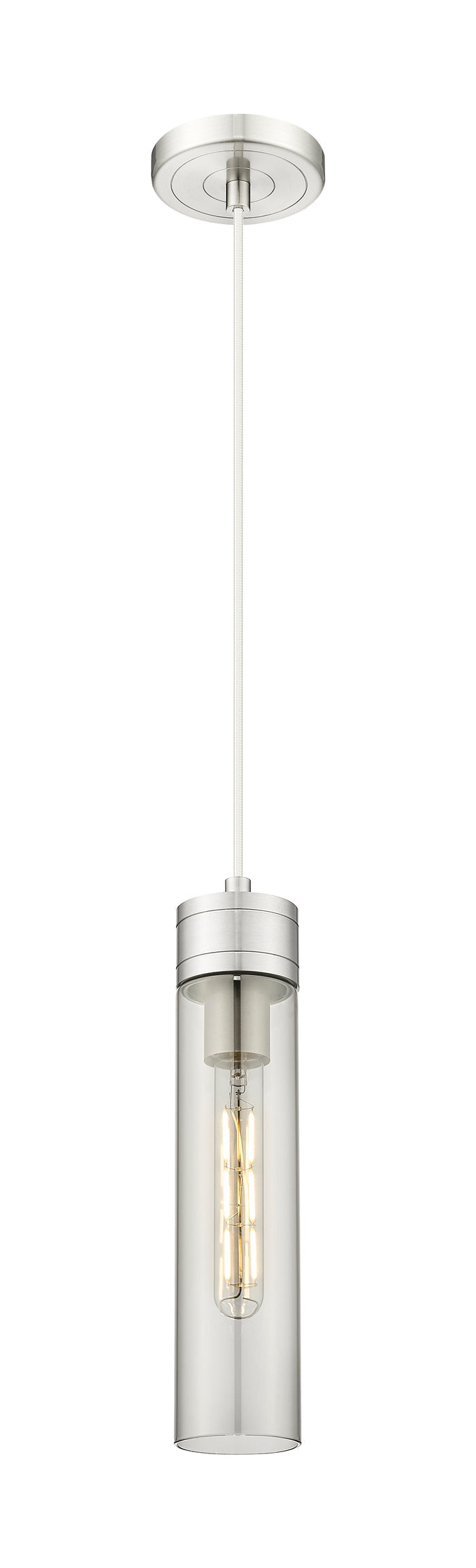 Satin Nickel / Light Smoke